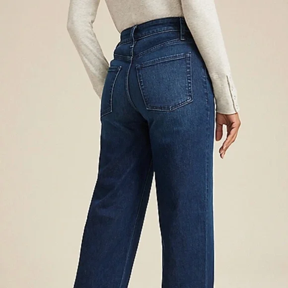 Maurices Dark High Rise Wide Leg Jean - Picture 3 of 6